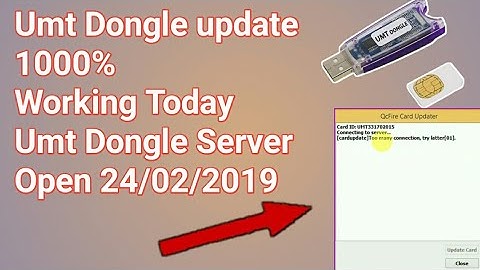 UMT  cardupdate  working Connecting to server... [cardupdate]Too many connection, try latter[01].
