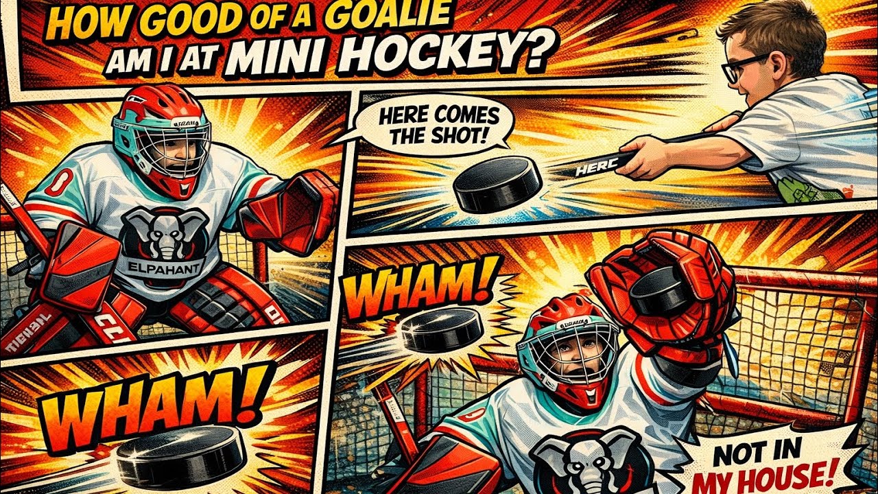 ￼ How good of a mini hockey goalie am I?