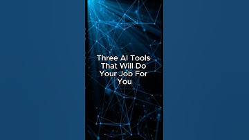 3 AI TOOLS THAT DO YOUR JOB FOR YOU