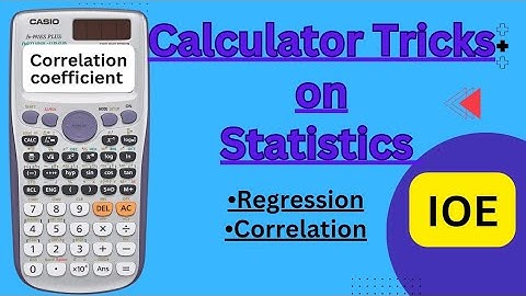 Calculator Tricks on Statistics | IOE,Bsc.CSIT,PU | Regression and Correlation | Educationify |