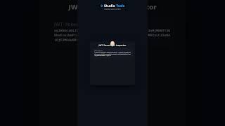 Details Decode JWT tokens in your browser, instantly Guide