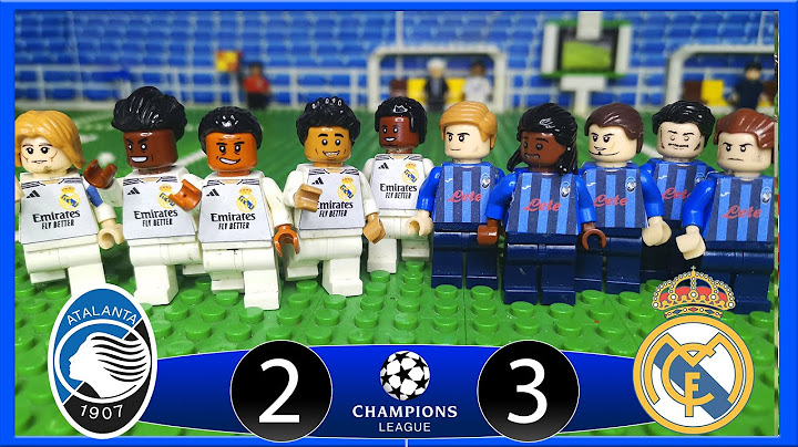 Atalanta 2-3 Real Madrid - Champions League 2024 2025 -Stop Motion Minifiguras LEGO -  Fútbol LEGO
