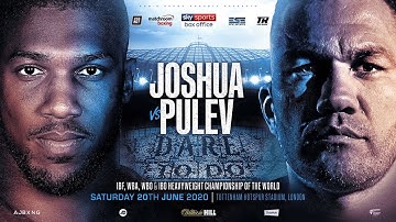 BREAKING! ANTHONY JOSHUA VS. KUBRAT PULEV SET FOR JUNE 20