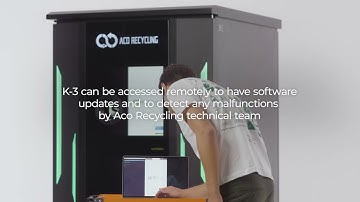 Aco Recycling K-3 Smart Reverse Vending Machine Remote Access  #AcoRecycling