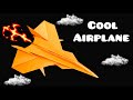 Easy Cool Air Fighter Airplane | Best Airplane✈️ Super paper Jet #diy#paperjet #paperplane
