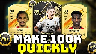 Make 100K Quickly ??? Best EA FC 24 Trading Method (EA FC 24 Sniping Filters & Bulk bidding)