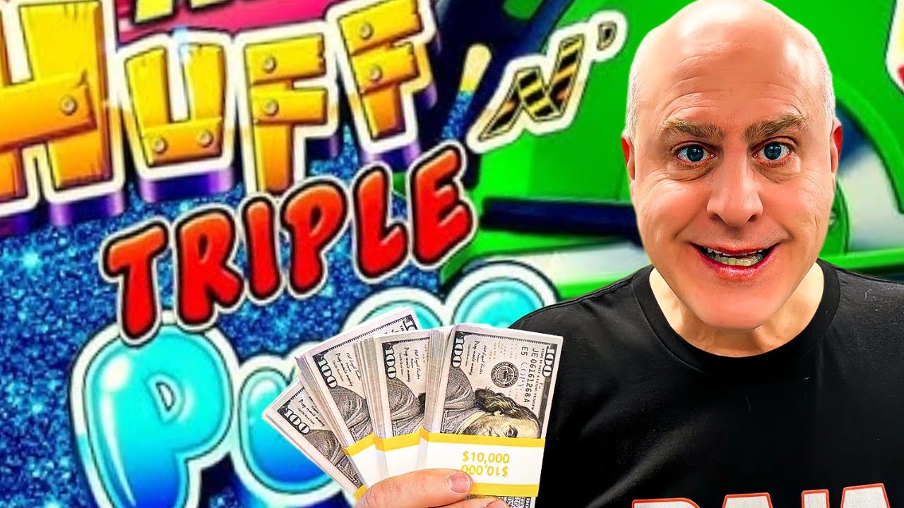 My Largest Jackpot Ever on Huff N Triple Puff!