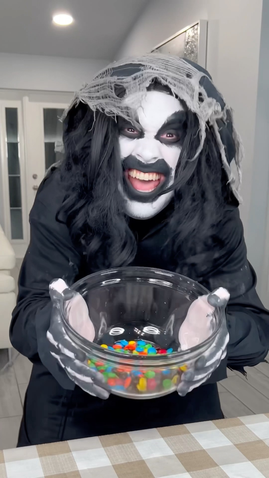 Clown and monster plan to eat his candy chocolate ?? #shorts