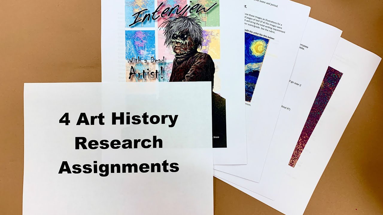 creative art history assignments