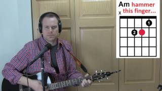 Video thumbnail of "Cowgirl In The Sand by Neil Young  - Guitar Lesson"