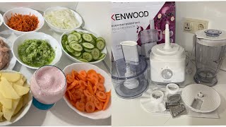 محضرة  الطعام كينوود 750 واط وطريقة إستخدامها KENWOOD FOOD PROCESSOR TYPE FDP03