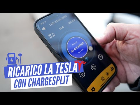 RICARICO LA MIA TESLA CON LA WALLBOX DI CHARGESPLIT **PICCOLA E INTELLIGENTE!!!**