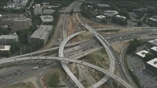 Lane closures, major changes to begin Oct. 8 at 285/400 interchange in 8 month project
