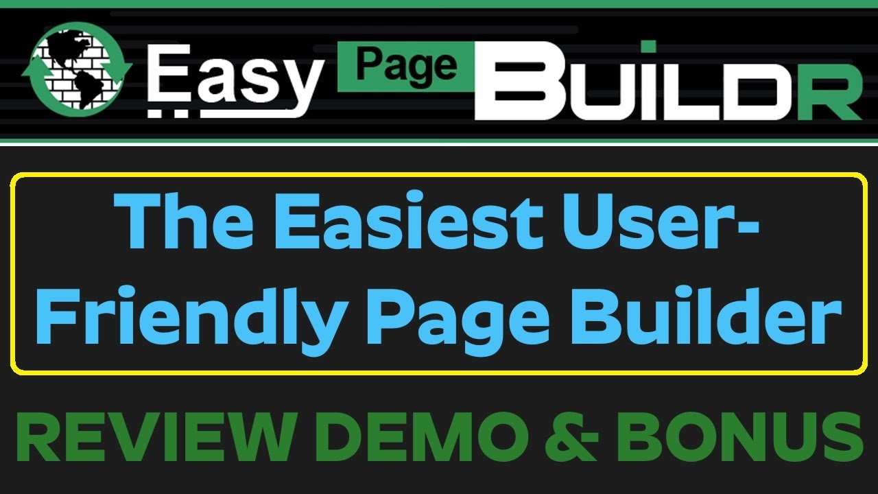 Easy Page Buildr Review Demo Bonus - The Easiest User Friendly Page ...