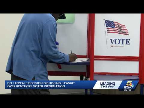 Federal court dismisses DOJ lawsuit that sought access to Kentucky voter registration data