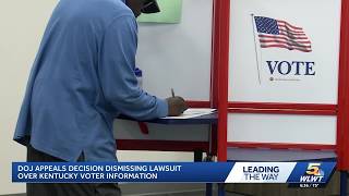 Federal court dismisses DOJ lawsuit that sought access to Kentucky voter registration data