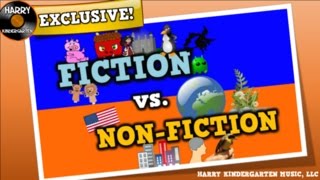 Fiction vs. Nonfiction (song for kids about distinguishing fiction vs. nonfiction texts)