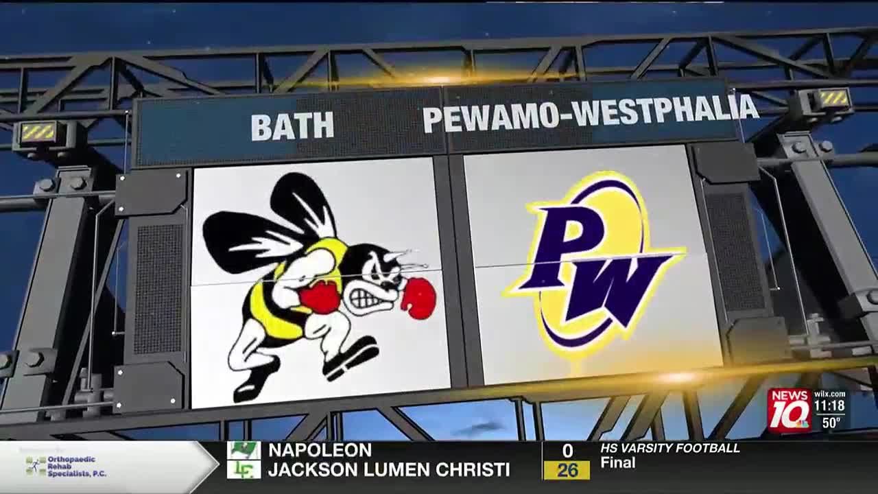 Pewamo-Westphalia wins tenth straight game, handles Bath in district title