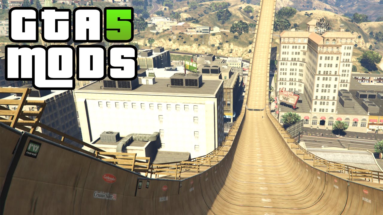 GTA 5 PC MODS - Ultra Ramp V1 - YouTube