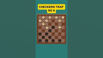 CHECKERS TRAP NO 4 #damagame #draughts