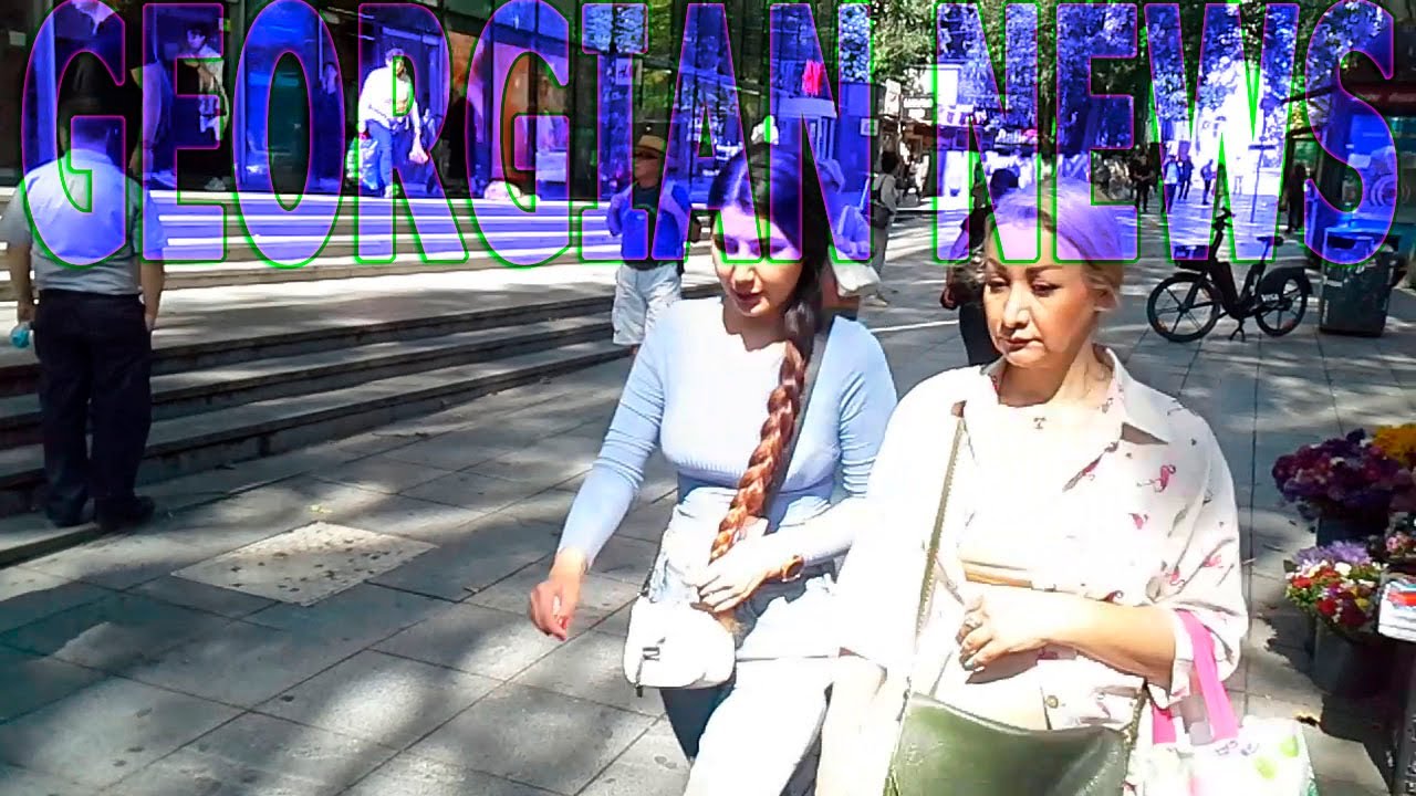 Georgian model at New York Fashion Week.