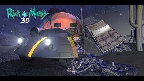 Rick and Morty 3D stages