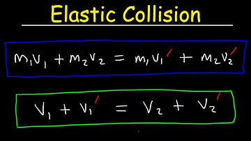 Elastic Collisions In One Dimension Physics Problems - Conservation of Momentum & Kinetic Energy