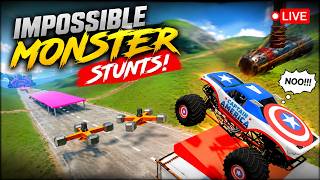 Monster Truck Obstacle Challenge: Extreme Course Conquerors Live!