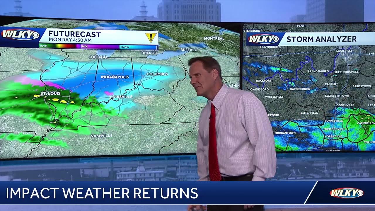 LIVE | Feb. 25 - Light rain and snow Thursday