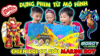 ACC - “Trẻ Trâu” Lần Đầu Trải Nghiệm Dựng Phim Từ Mô Hình Chiến Đội Cơ Giới Marine Boy.