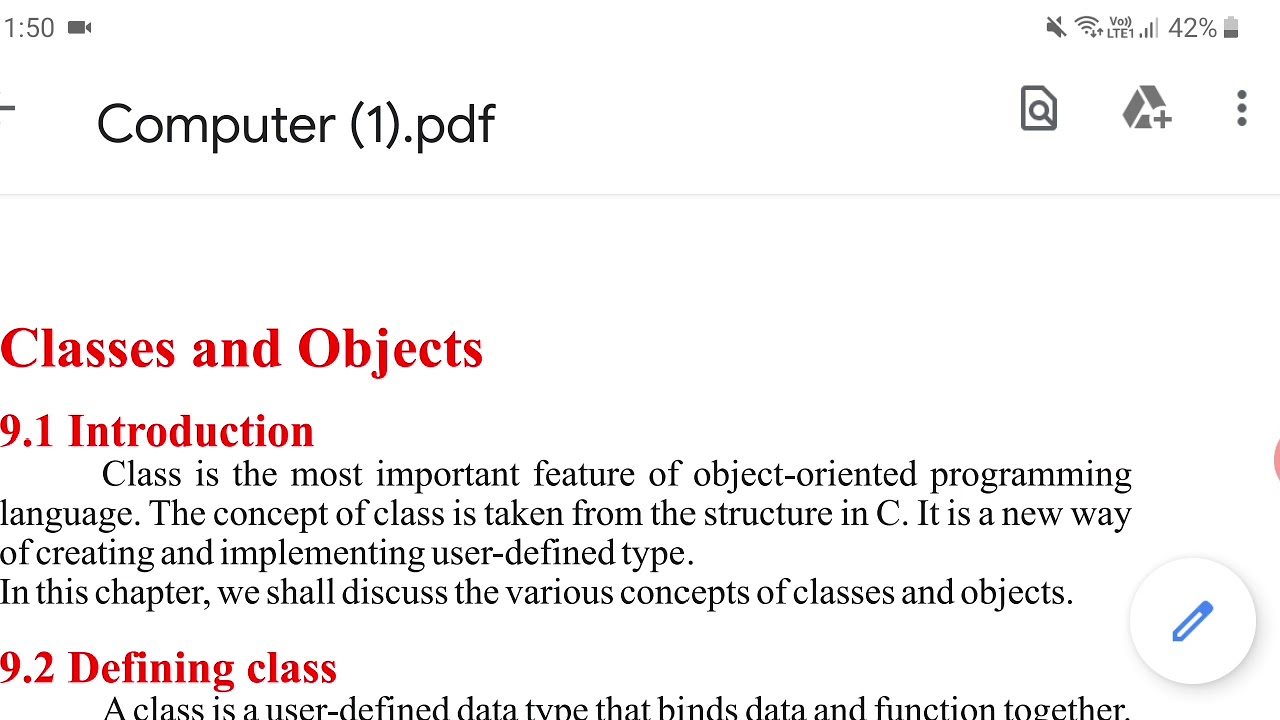 Class and object - YouTube
