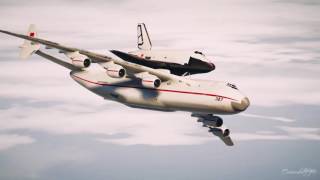 GTA V - Antonov AN-225 Mriya   Buran Carrier (LARGEST Aircraft in the World)