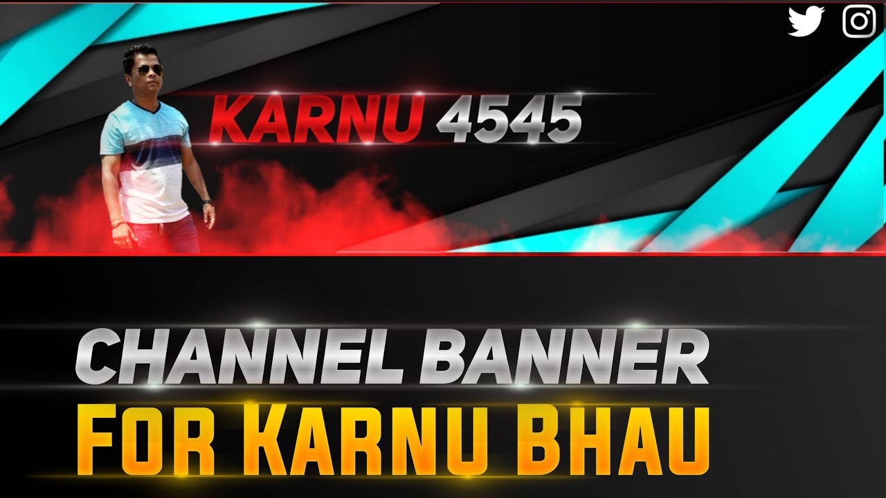 Karnu 4545 Channel Banner For Karnu Sarpa Mitra😅 || Karan Shinde Shreeman Legend @karnuu4545