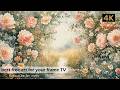Romantic Rose Garden Path – 4K Ultra HD Frame TV Art (5 Hours)