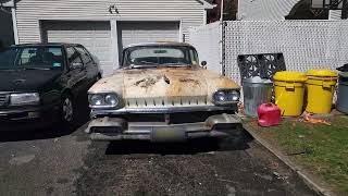 1958 Oldsmobile 88 Exterior cleaning #car #diy #revival #cars #rescue #satisfying #asmr