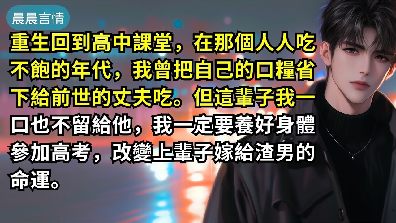 重生回到高中課堂，在那個人人吃不飽的年代，我曾把自己的口糧省下給前世的丈夫吃。但這輩子我一口也不留給他，我一定要養好身體參加高考，改變上輩子嫁給渣男的命運。