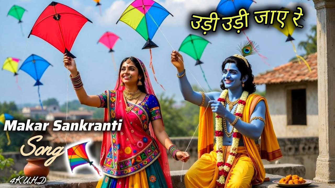 Udi Udi Jaye 🪁 | कृष्ण की मुरली और राधा की पतंग | Makar Sankranti special 