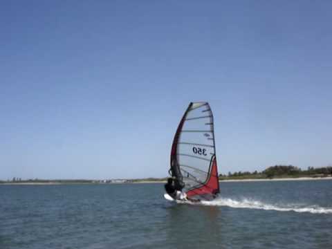 Windsurfing flat water 2