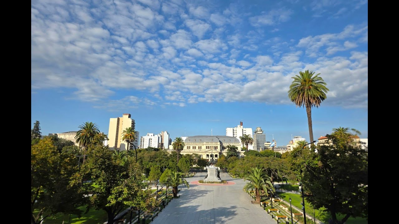 Inauguración de la Plaza San Martin en La Plata