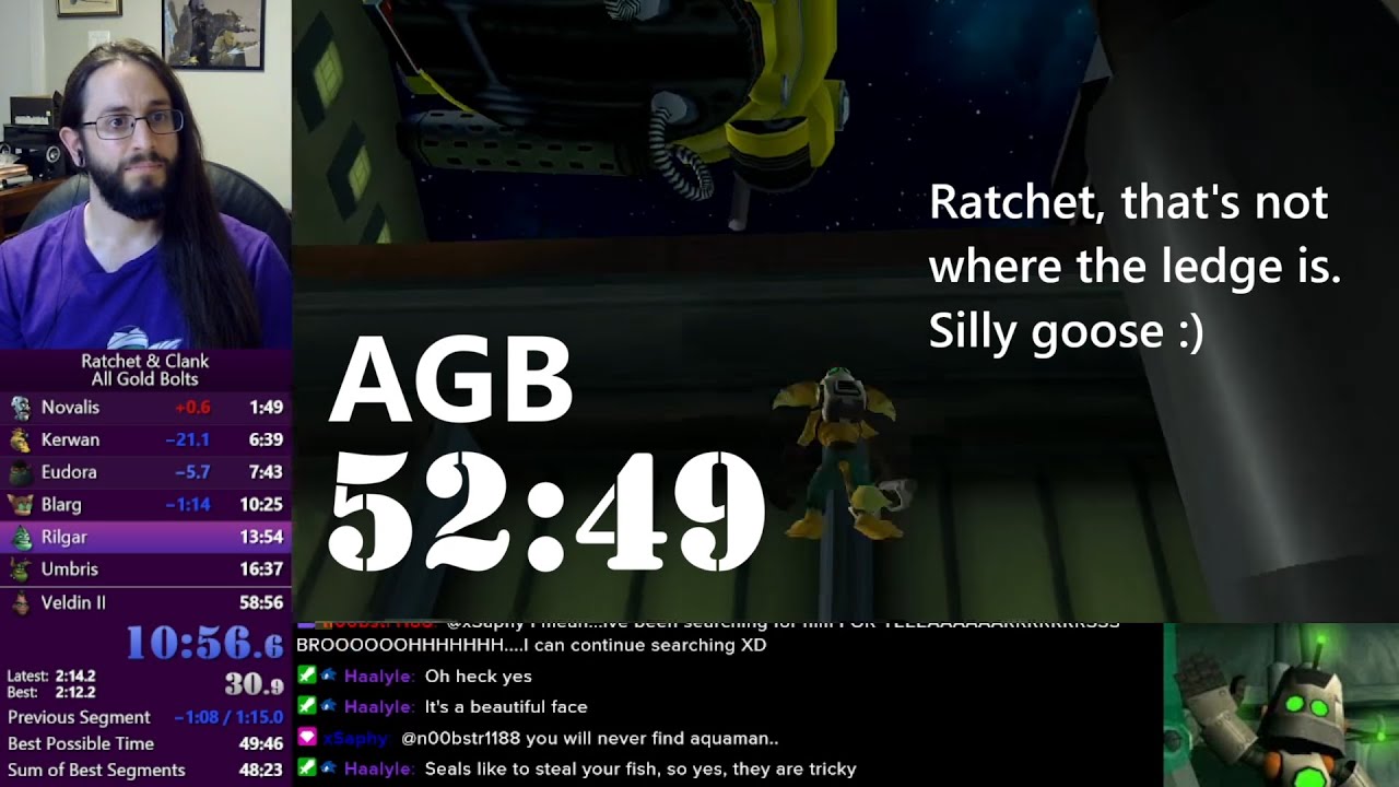 Ratchet & Clank All Gold Bolts Speedrun in 