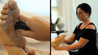 How to Place Hot Stones in Foot Massage | Hot Stone Massage