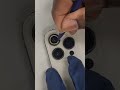 camera lens cover repair on iPhone. #tutorial #diy #phone