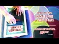 Screen Printing FOLDABLE FANS or TWISTED FANS (Short Version)