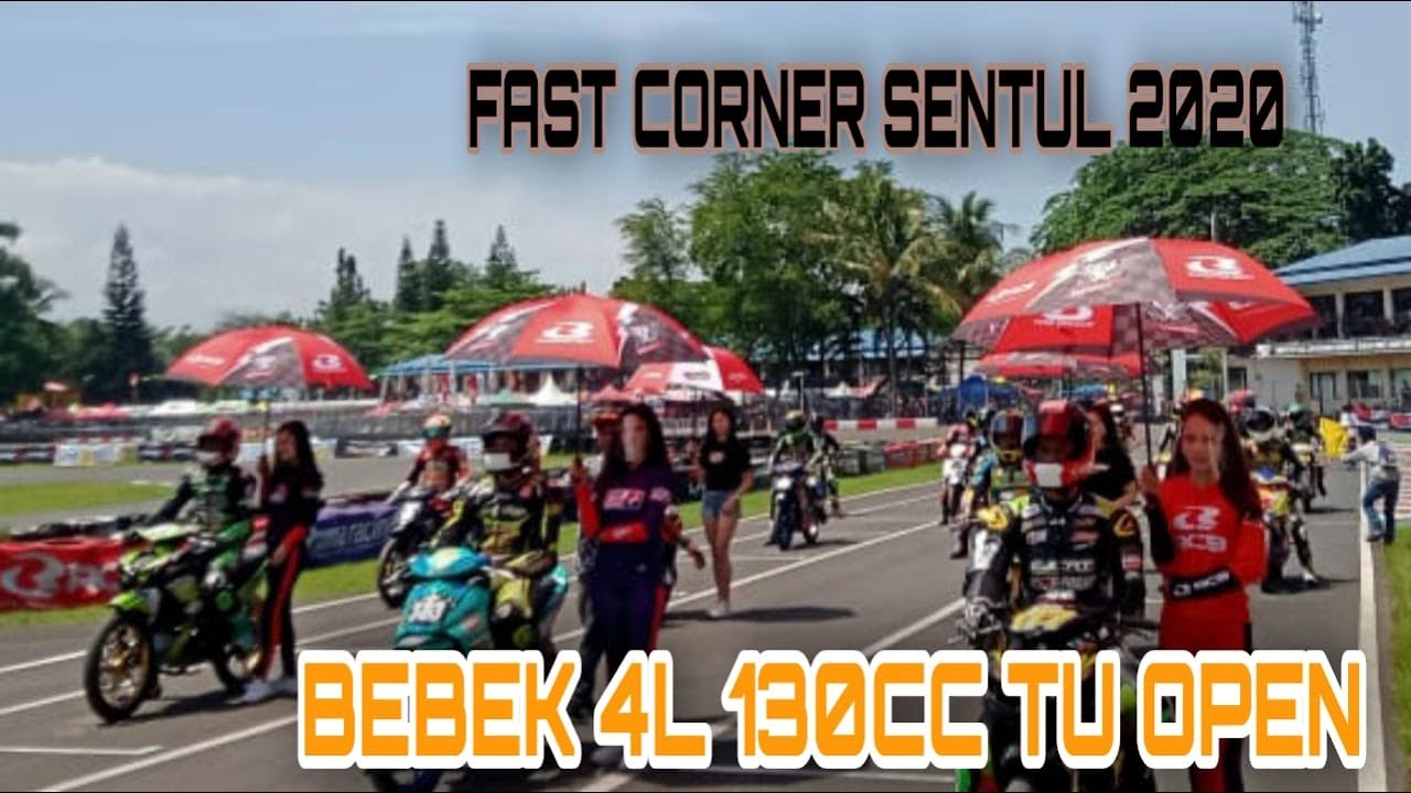 FULL  ROAD RACE BEBEK 4TAK 130CC TU OPEN FAST CORNER SENTUL SIRKUIT 2020