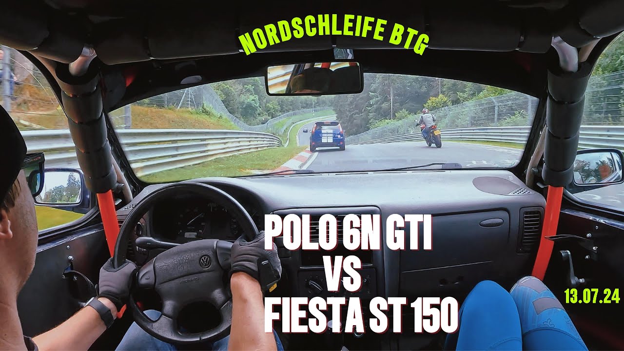Schöne Runde Polo 6N GTI vs Fiesta ST 150 / Nordschleife BTG / Touristenfahrten / Fun / Action