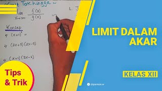 Limit fungsi akar, tak hingga dan limit tak hingga bentuk akar trik cepat!!