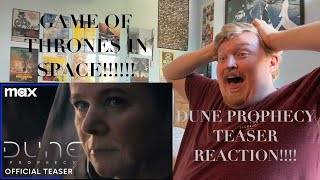 Game of Thrones in Space!!! Dune Prophecy Teaser Reaction!!!