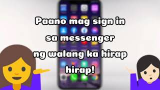 HOW TO SIGN IN MESSENGER VERY FAST|KING Minesky screenshot 3