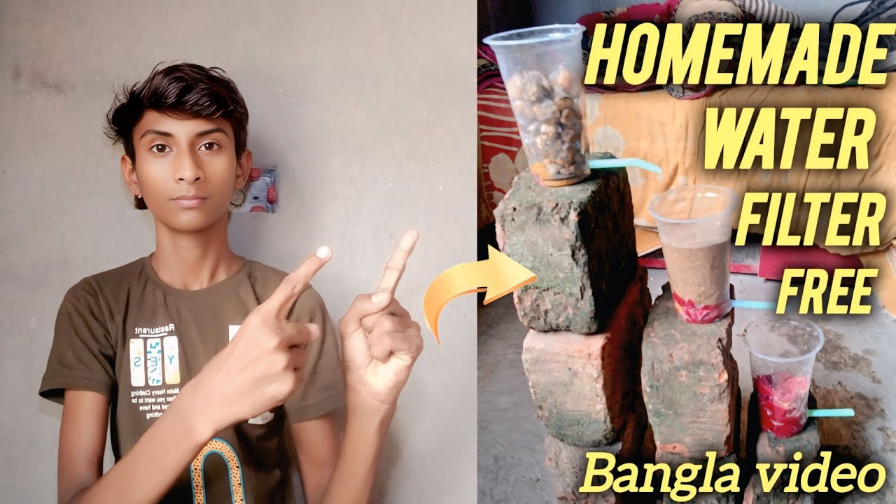 "💦 Homemade Water Filter Experiment 🔬 | I Turned Dirty Water Into Crystal Clear Water! 😍💧" 