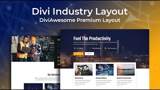 Divi Industry Layout - Divi Layouts By Divi Awesome